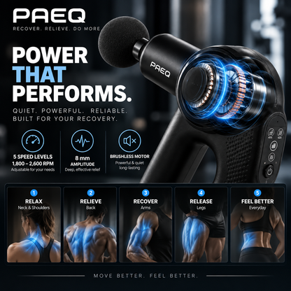 PAEQ Hot & Cold Massage Gun