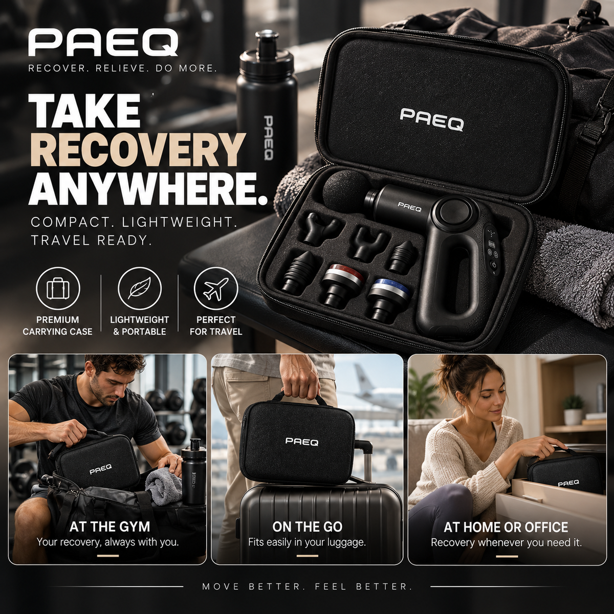 PAEQ Hot & Cold Massage Gun