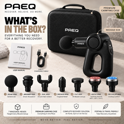 PAEQ Hot & Cold Massage Gun