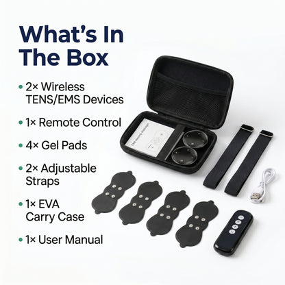 PAEQ Wireless TENS + EMS with Heat